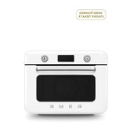 Smeg 50’s Style Beyaz Retro Buharlı Mini Fırın