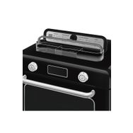 Smeg 50’s Style Siyah Retro Buharlı Mini Fırın
