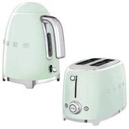 Smeg 6244211962366 Pastel Yeşil Kettle1x2 Ekmek Kızartma Makinesi ve Narenciye Sıkacağı Seti