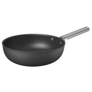 Smeg 8017709296780 Cookware 50'S Style Siyah WOK 30 cm Tava