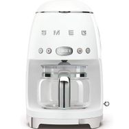 Smeg DCF02WHEU Retro Beyaz Filtre Kahve Makinesi