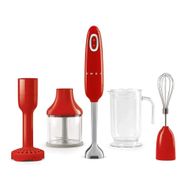 Smeg HBF02RDEU Kırmızı El Blenderi Set