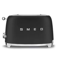 SMEG Mat Siyah Retro 2x1 Ekmek Kızartma Makinesi TSF01BLMEU