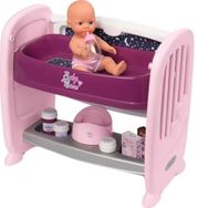 Smoby 220353 Baby Nurse 2'si1 Arada Beşikli Bakım Seti