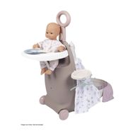 Smoby 220374 Baby Nurse 3'ü 1 Arada Oyuncak Bebek Seyahat Seti