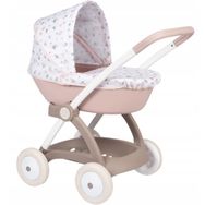 Smoby 254118 Baby Nurse Chulli Pop Pusetli ve Başlıklı Leylak-Gri Oyuncak Bebek Arabası