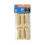 Snacky 165 gr Beyaz Preslenmiş Yüksek Proteinli Köpek Çiğneme Kemiği