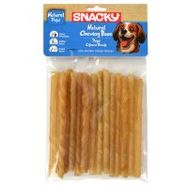 Snacky Natural Köpekler İçin Burgulu 13 cm 15'li Çiğneme Kemiği