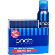 Snob Classic EDT 100 ml Erkek Parfümü + 150 ml Deodorant Hediyeli Set