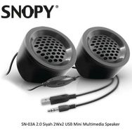 Snopy SN-03A 2.0 Siyah 2wx2 Usb Mini Multimedia Speaker