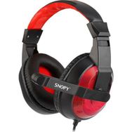 Snopy SN-633 Siyah-Mavi Mikrofonlu Kulak Üstü Oyuncu Kulaklığı