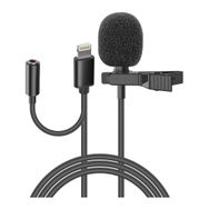 Snopy SN-MTK35 Siyah Lightning Tik-tok Akıllı Telefon Kulaklık Çıkışlı Yaka Mikrofonu