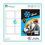 Snow SW-2006 99.1x93.1 mm A4 Lazer Etiket