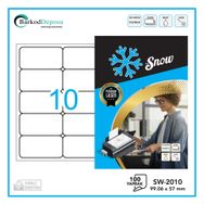 Snow SW-2010 99x57 mm A4 Lazer Etiket