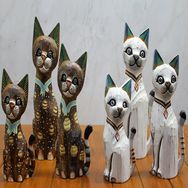 Sobepy 3 Sutama 2 Ahşap 3’lü 50 cm Kedi Seti