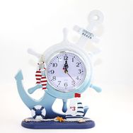 Sobepy ALK2455 Ahşap Marin Çapa ve Dümen Tasarımlı Saat