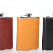 Sobepy ALK2662 Paslanmaz Çelik 9 Oz Derili Matara