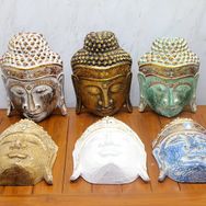 Sobepy Galileo 22 30 cm Ahşap Buda Maske
