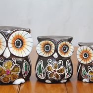 Sobepy Polos 1 Ahşap 3’lü Baykuş Seti