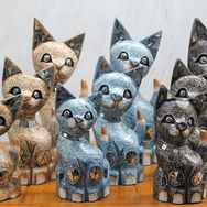 Sobepy Trendy 4 Ahşap 3’lü 40 cm Kedi Seti