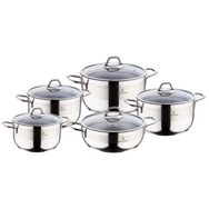 Sofram Soft 10 Parça Gümüş Tencere Seti