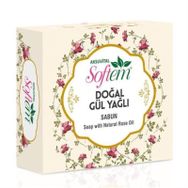 Softem Doğal Gül Yağlı 130 gr Sabun