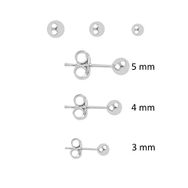 Söğütlü Silver Gümüş 3 Boy Top Kombin Küpe