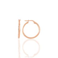Söğütlü Silver Gümüş Rose 23 mm Şarnel Halka Küpe