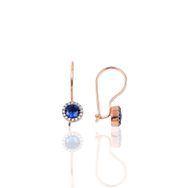Söğütlü Silver SGTL10069SAFİR Gümüş Küpe