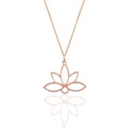 Söğütlü Silver SGTL10085ROSE Gümüş Kolye