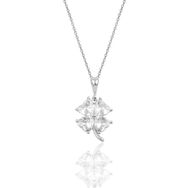 Söğütlü Silver SGTL10089BEYAZ Gümüş Kolye