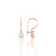 Söğütlü Silver SGTL10118 Zirkon Taşlı Damla Modeli Çengelli Gümüş Küpe