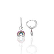 Söğütlü Silver SGTL10143 Gümüş Gökkuşağı Halka Küpe