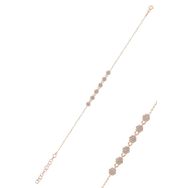 Söğütlü Silver SGTL10305 Gümüş Rodyumlu Zirkon Taşlı Çiçek Bileklik