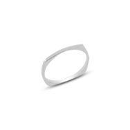 Söğütlü Silver SGTL10617 Gümüş Rodyumlu Sade Delicate Gümüş Yüzük