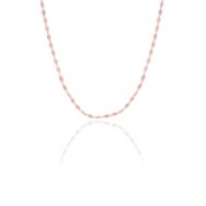 Söğütlü Silver SGTL11630 Gümüş 55 Cm Rose Mekik Pullu Kolye