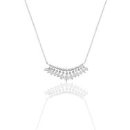 Söğütlü Silver SGTL11749 Rodyumlu Zirkon Taşlı Shakira Gümüş Kolye