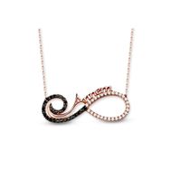 Söğütlü Silver SGTL1395 925 Ayar Nazar Boncuklu Annem Sonsuz Kadın Gümüş Kolye