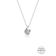 Söğütlü Silver SGTL20538 Gümüş Swarovski Taşlı Pırlanta Modeli Kadın Kolye