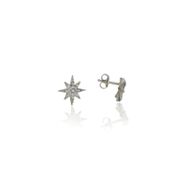 Söğütlü Silver SGTL4068 925 Ayar Gümüş Mini Kutupyıldızı Küpe