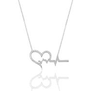 Söğütlü Silver SGTL5924 Kalp Ritmi Kolye