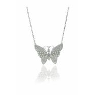 Söğütlü Silver SGTL6095 Zirkon Taşlı Kelebek Kolye