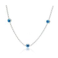 Söğütlü Silver SGTL6306 Nazar Boncuklu Kolye