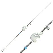 Söğütlü Silver SGTL8136 Dorica Rodyumlu Toplu Fil Kadın Bileklik