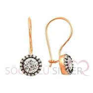 Söğütlü Silver SGTL8429 Elmas Montürlü Kadın Küpe