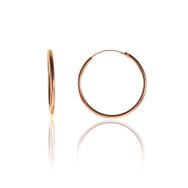 Söğütlü Silver SGTL9262 26 mm Rose Halka Kadın Gümüş Küpe