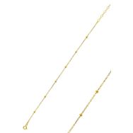 Söğütlü Silver SGTL9670GOLD Altın Rengi Top Kadın Gümüş Bileklik