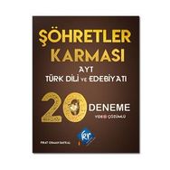 Şöhretler Karması AYT Türk Dili ve Edebiyatı 20 Deneme - KR Akademi Yayınları