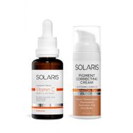 Solaris 30 ml C Vitamin Cilt Bakım Serumu ve Aydınlatıcı Leke Kremi