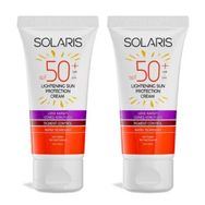 Solaris Lightening Sun Protection 50+ Faktör Leke Karşıtı Tüm Cilt Tipleri İçin Renksiz Yüz Güneş Koruyucu Krem